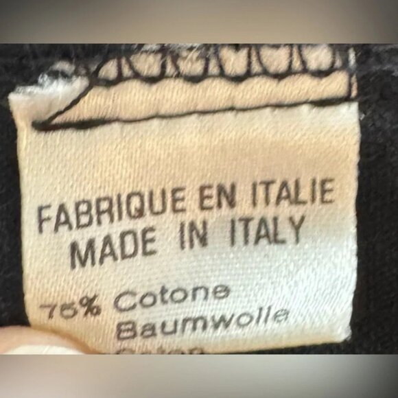 Vintage Byblos made in italy velvet mini pencil skirt black eu 46 US 10 - Picture 5 of 6